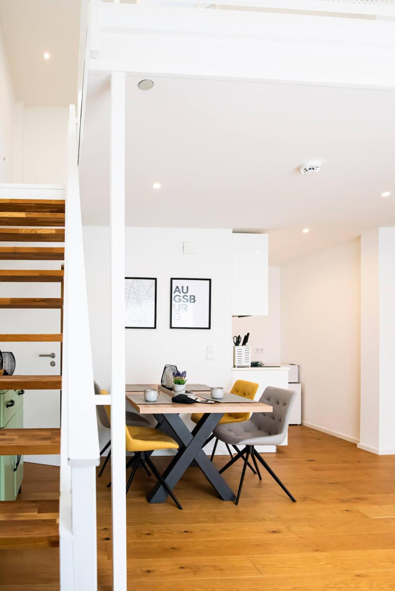 Loftartige Wohnung In Augsburg-Pfersee 外观 照片